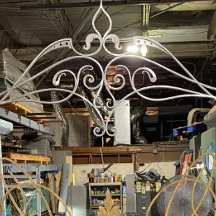 Wrought Aluminum Arbor