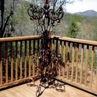 Wrought Iron Chandelier
