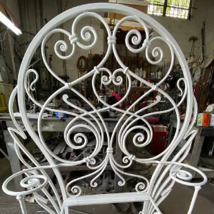 Forged Aluminum Decorative Chair