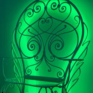 Forged Aluminum Decorative Chair